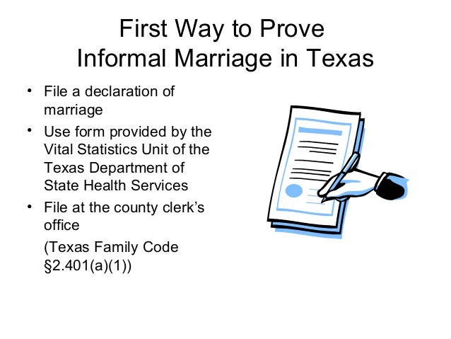 texas and common law marriage